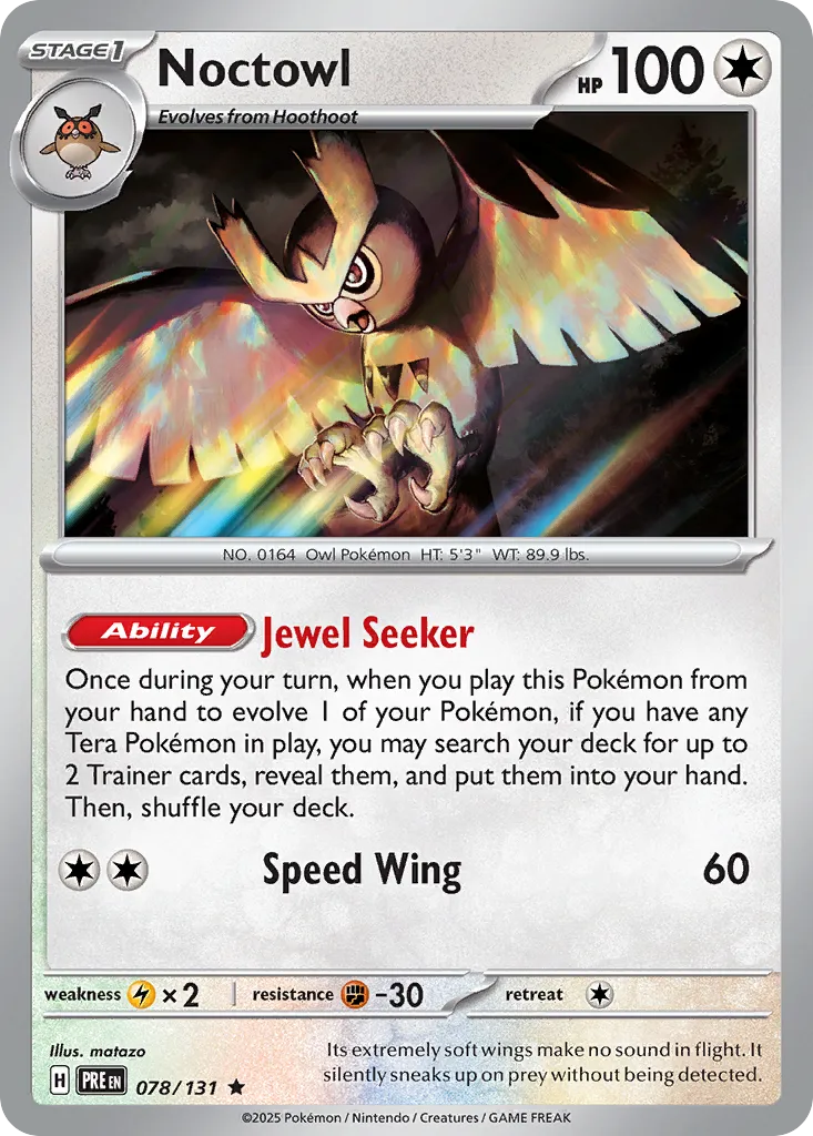Noctowl - Prismatic Evolutions