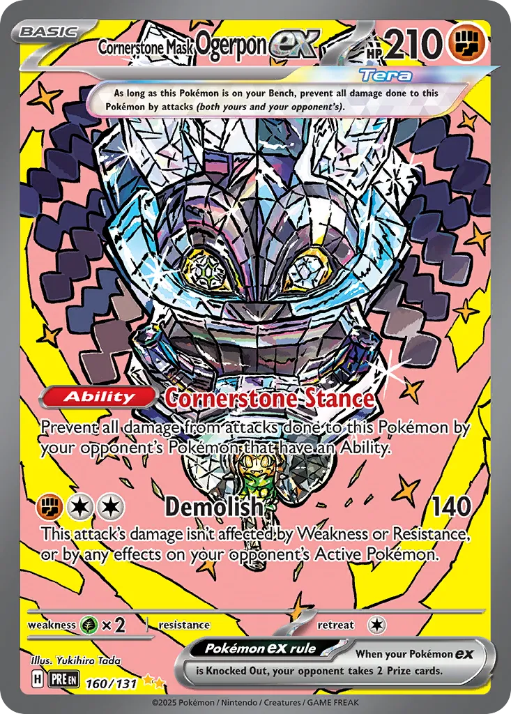 Cornerstone Mask Ogerpon ex - Prismatic Evolutions