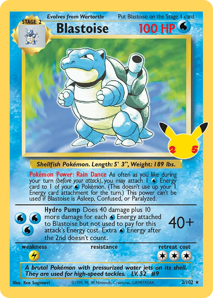 Blastoise - Celebrations: Classic Collection