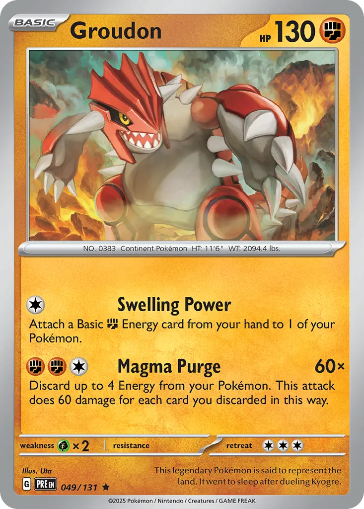 Groudon - Prismatic Evolutions