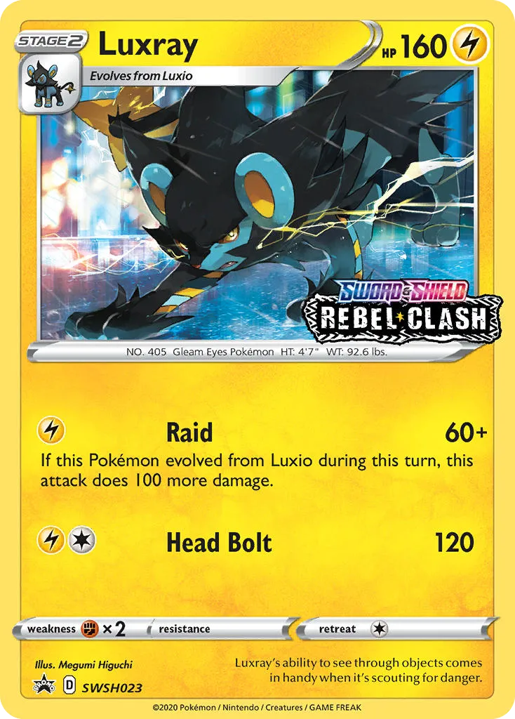 Luxray - SWSH Black Star Promos