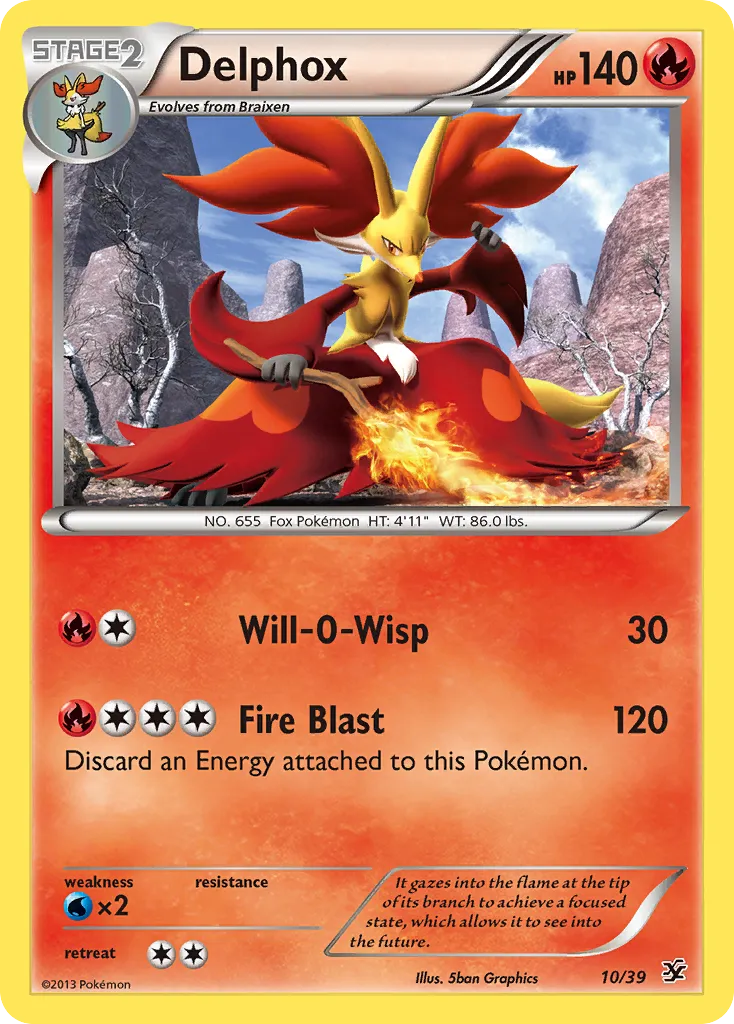 Delphox - Kalos Starter Set