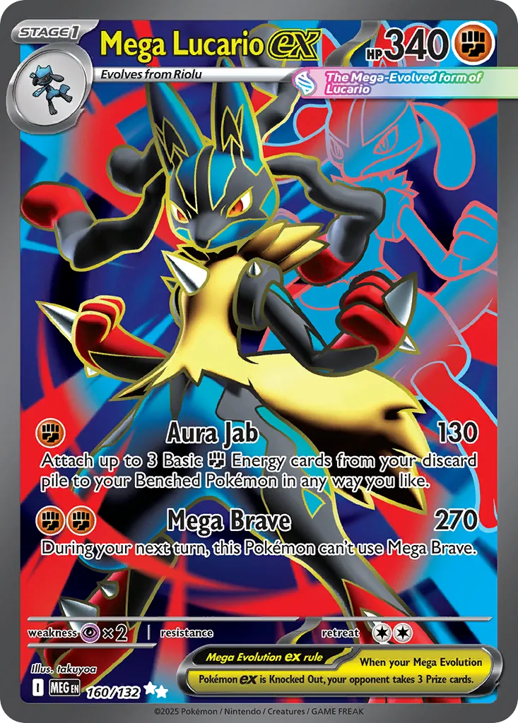 Mega Lucario ex - Mega Evolution