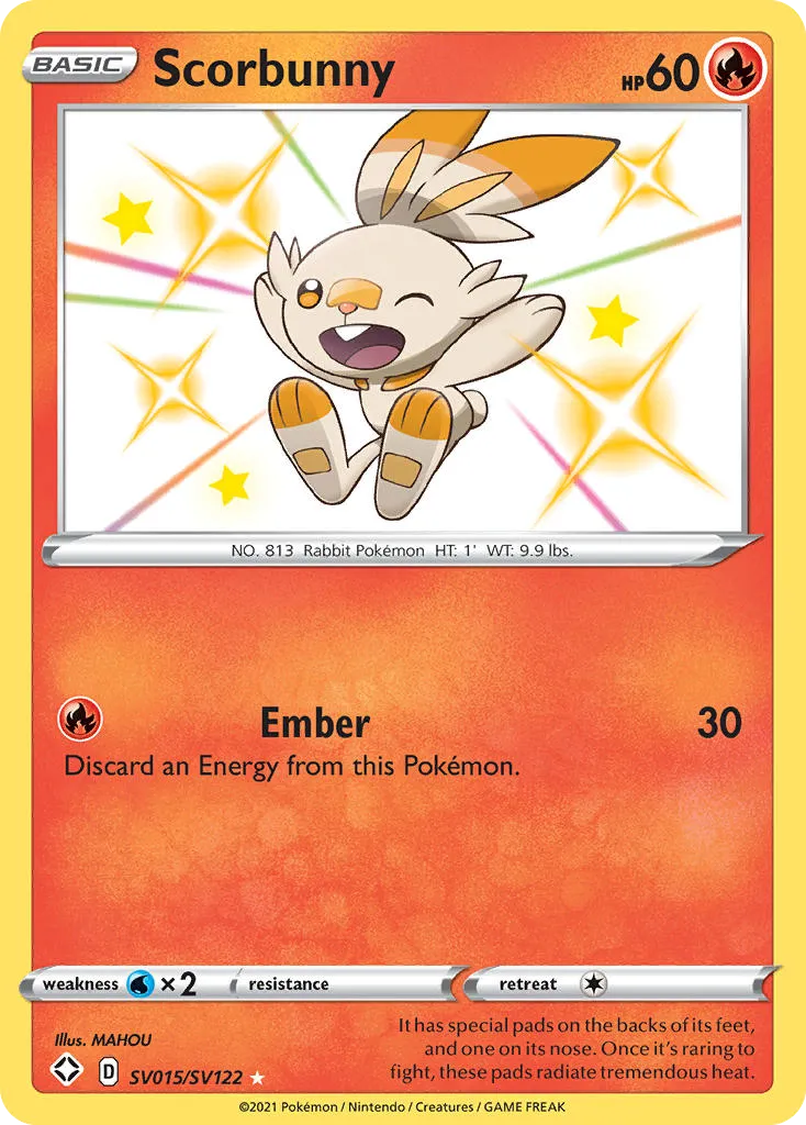 Scorbunny - Shining Fates Shiny Vault