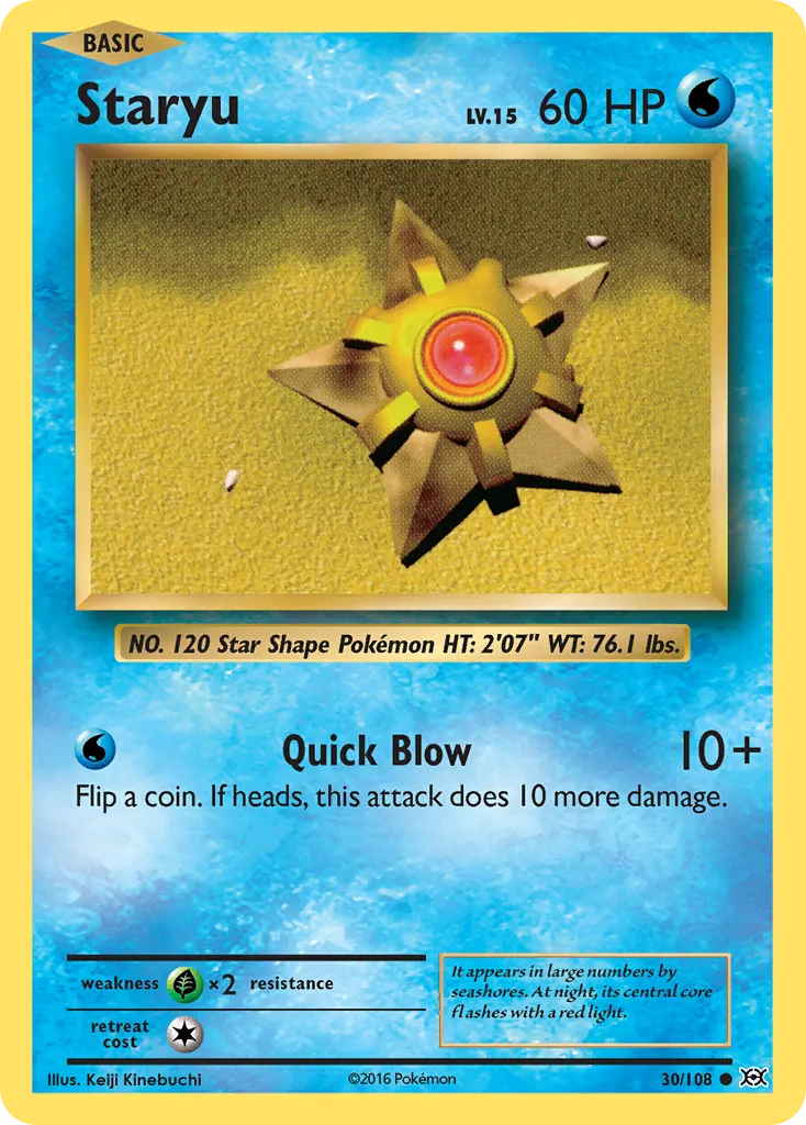 Staryu - Evolutions