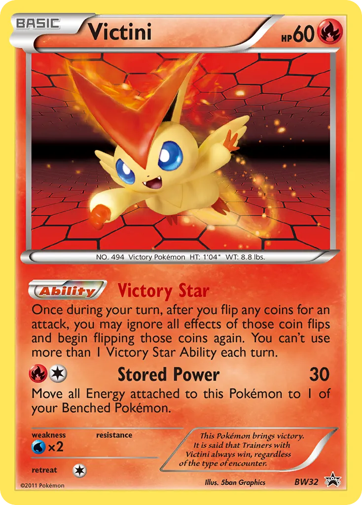 Victini - BW Black Star Promos