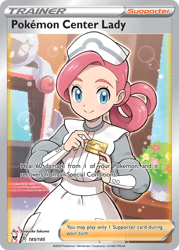 Pokémon Center Lady - Vivid Voltage