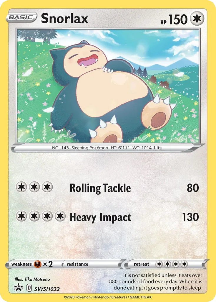 Snorlax - SWSH Black Star Promos