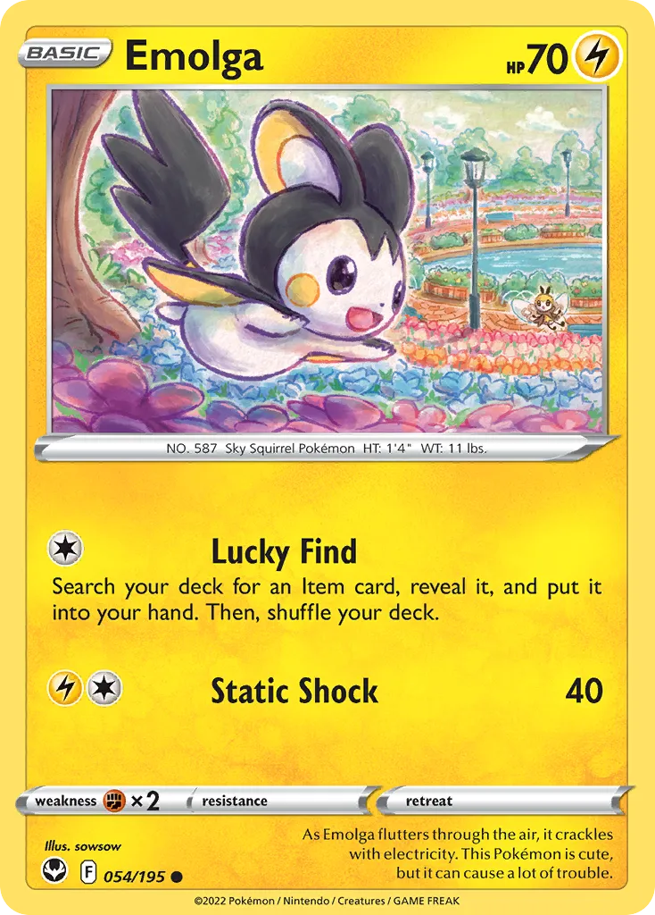 Emolga - Silver Tempest
