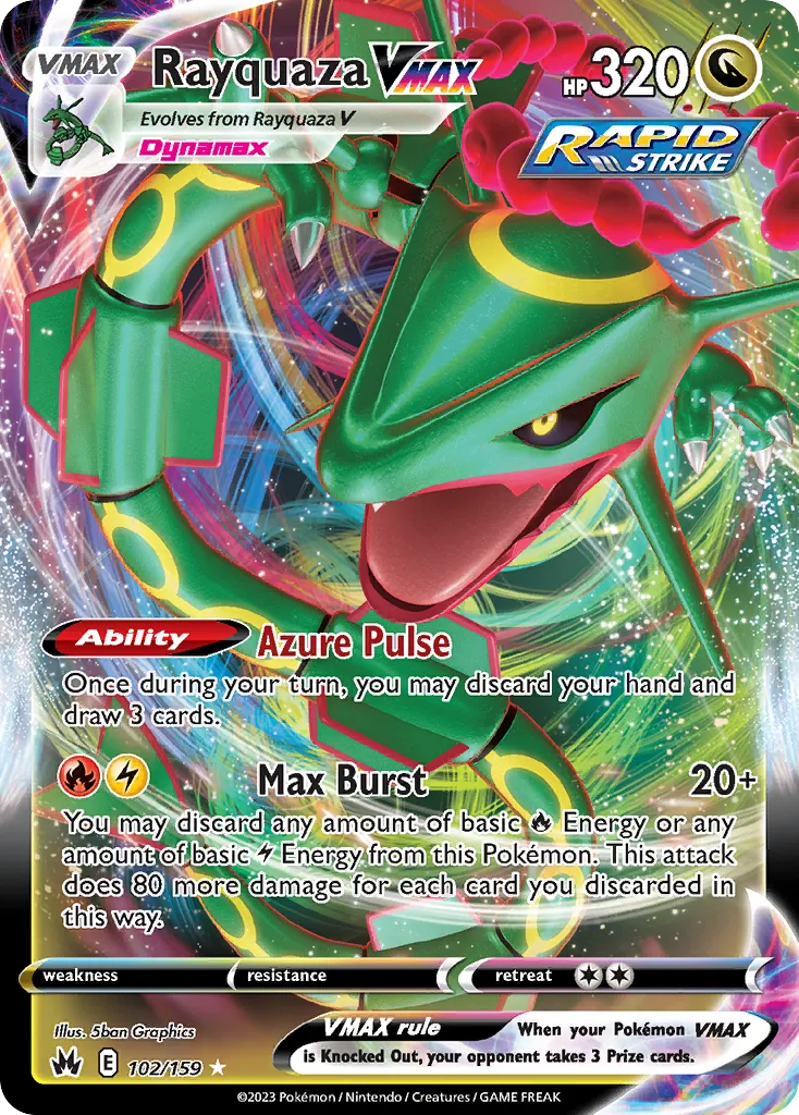 Rayquaza VMAX - Crown Zenith