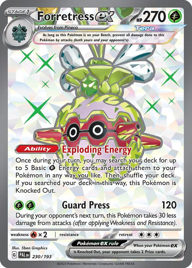 Forretress ex - Paldea Evolved