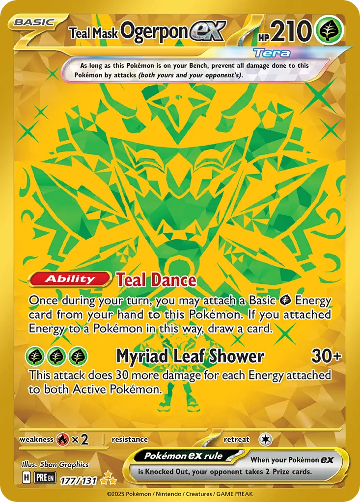 Teal Mask Ogerpon ex - Prismatic Evolutions