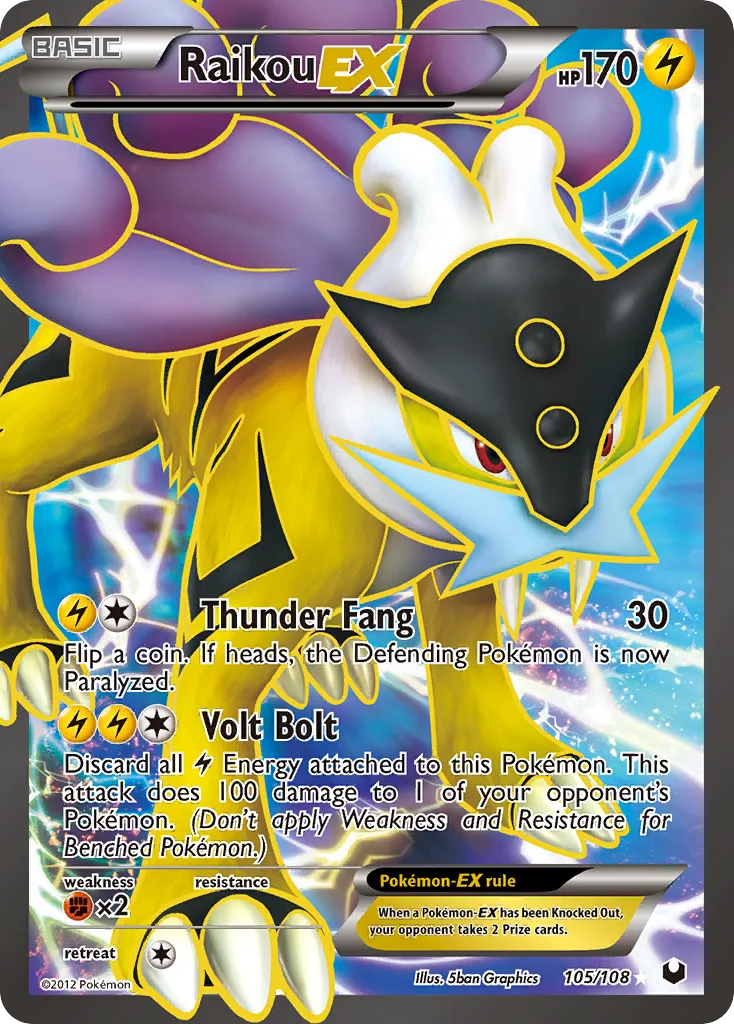 Raikou-EX - Dark Explorers