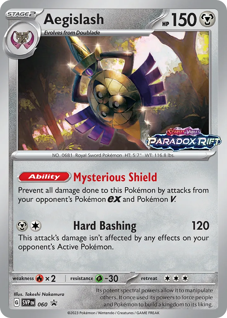 Aegislash - Scarlet & Violet Black Star Promos