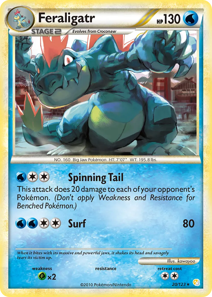 Feraligatr - HeartGold & SoulSilver