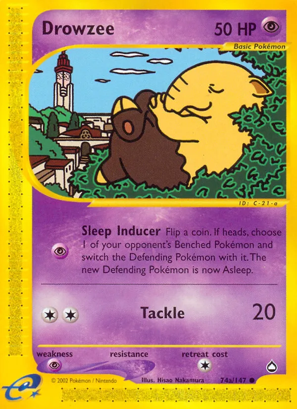 Drowzee - Aquapolis
