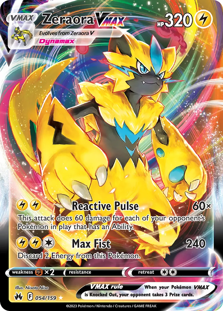 Zeraora VMAX - Crown Zenith