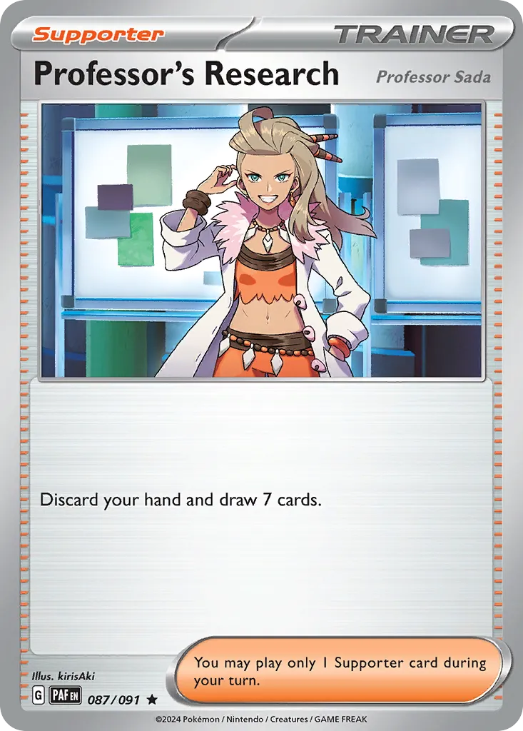 Professor's Research - Paldean Fates