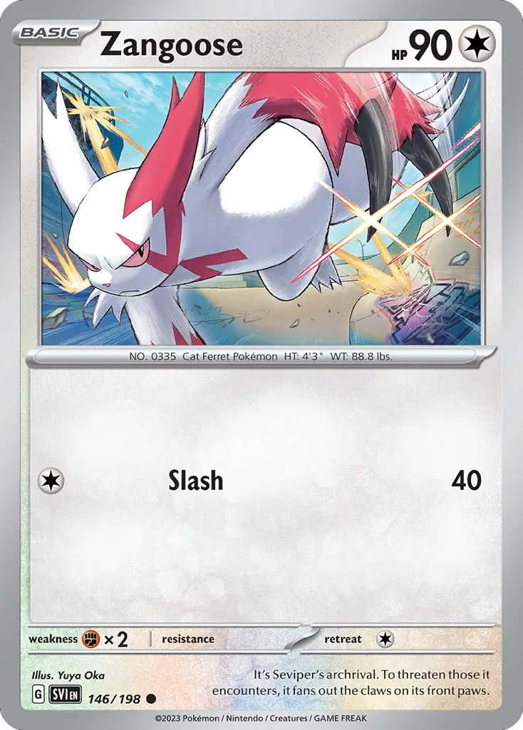Zangoose - Scarlet & Violet