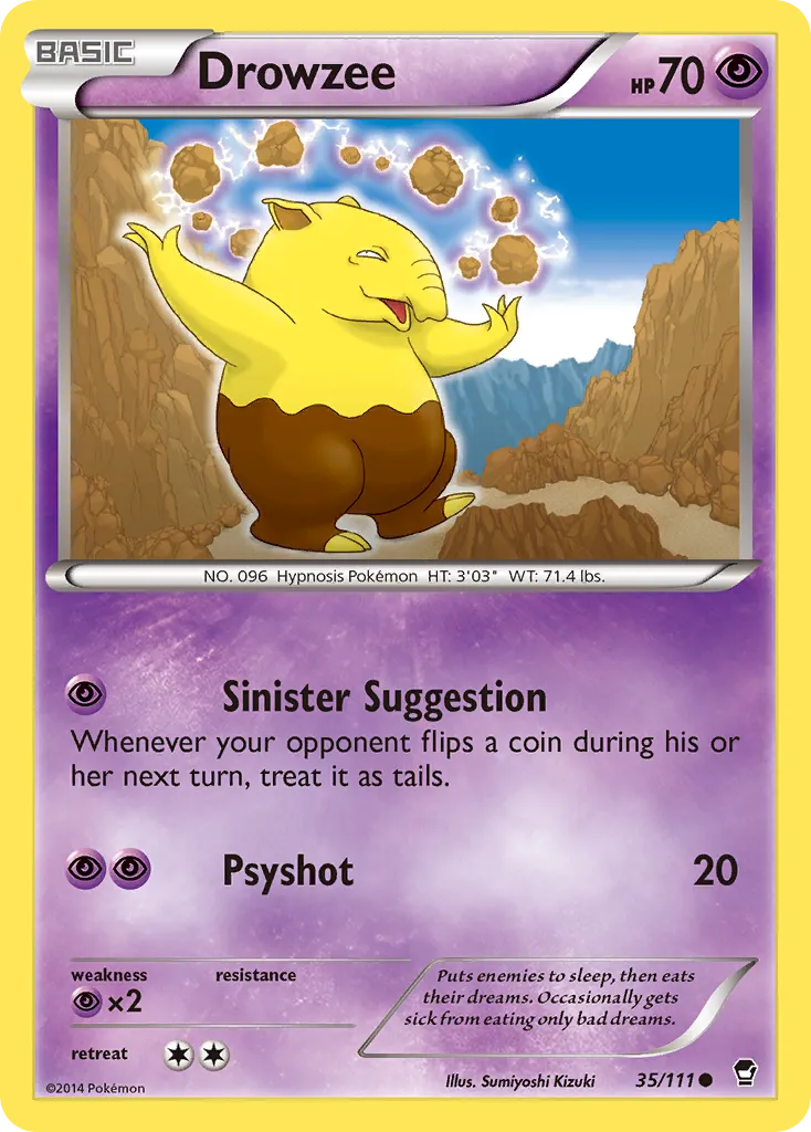 Drowzee - Furious Fists