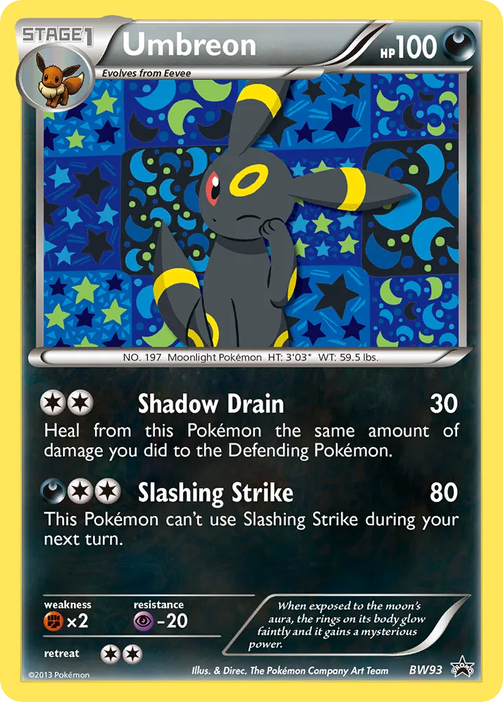 Umbreon - BW Black Star Promos