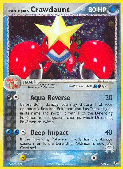 Team Aqua's Crawdaunt - Team Magma vs Team Aqua