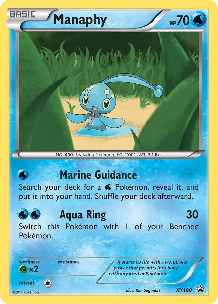 Manaphy - XY Black Star Promos