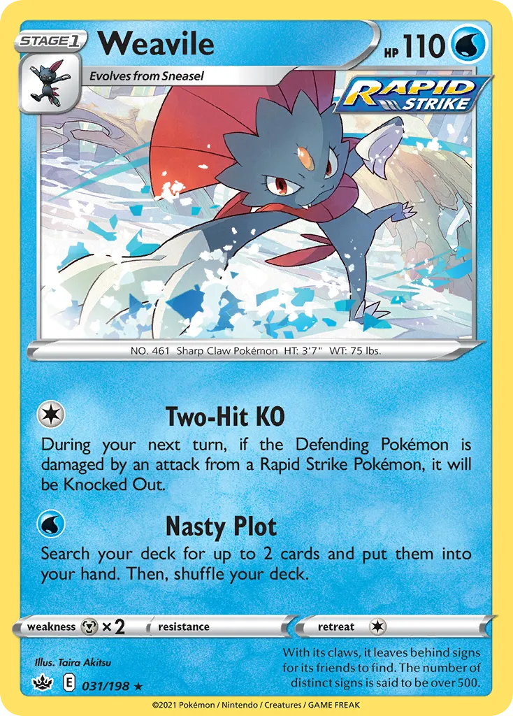 Weavile - Chilling Reign