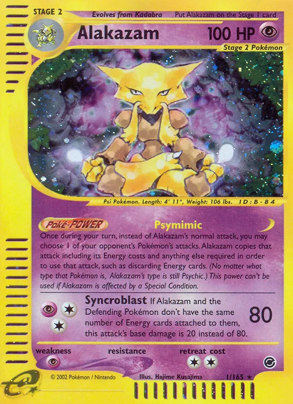 Alakazam - Expedition Base Set
