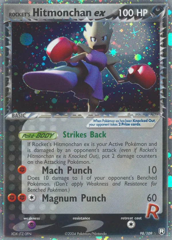 Rocket's Hitmonchan ex - Team Rocket Returns