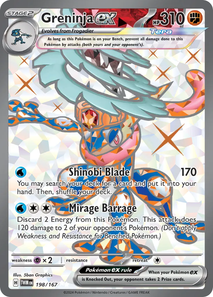 Greninja ex - Twilight Masquerade