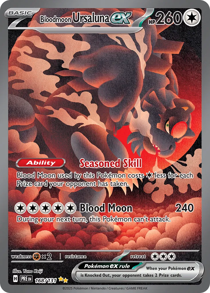 Bloodmoon Ursaluna ex - Prismatic Evolutions