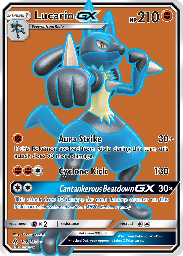 Lucario-GX - Forbidden Light