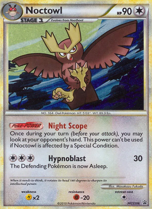 Noctowl - HGSS Black Star Promos