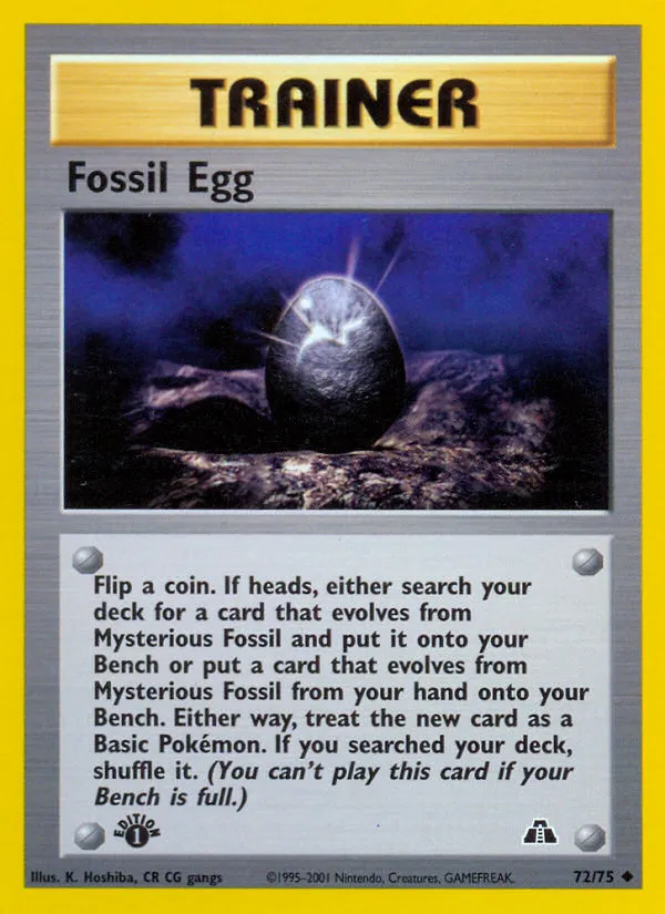 Fossil Egg - Neo Discovery
