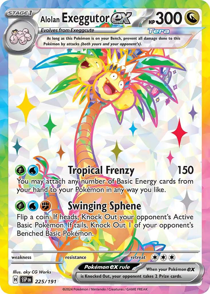 Alolan Exeggutor ex - Surging Sparks