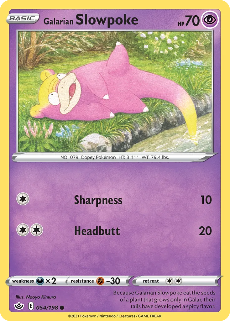 Galarian Slowpoke - Chilling Reign