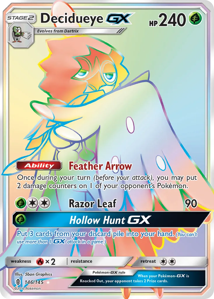 Decidueye-GX - Guardians Rising