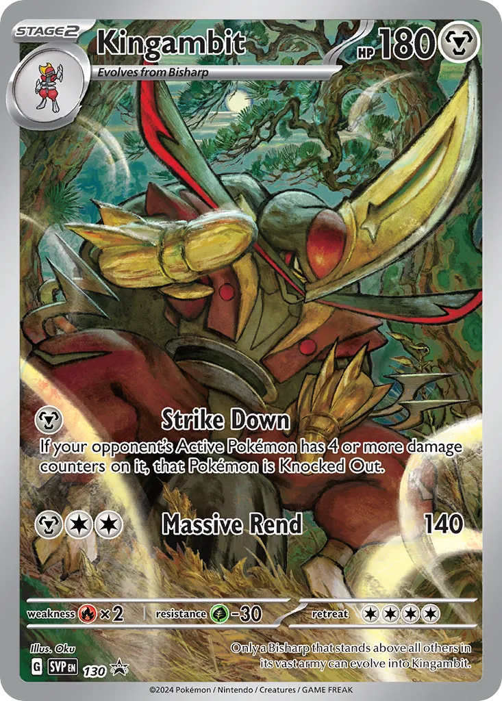 Kingambit - Scarlet & Violet Black Star Promos