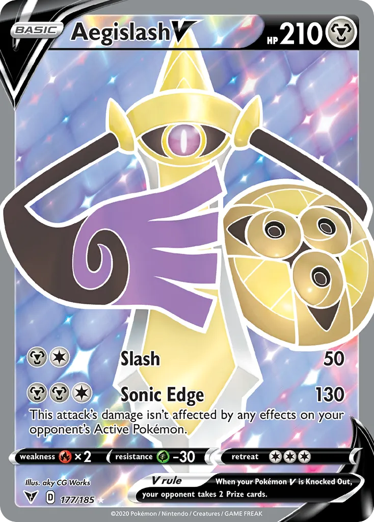 Aegislash V - Vivid Voltage