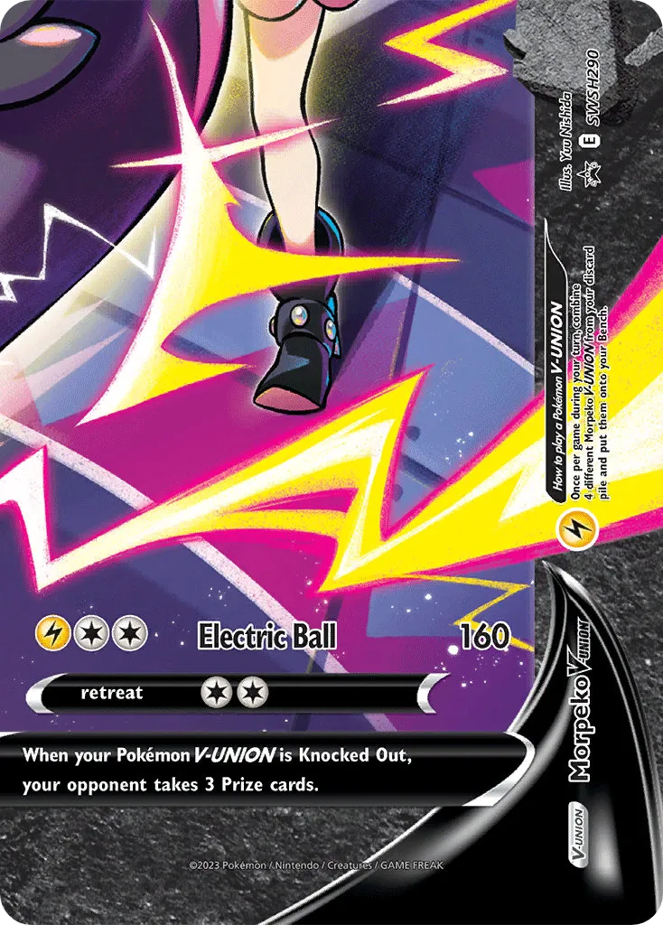 Morpeko V-UNION - SWSH Black Star Promos