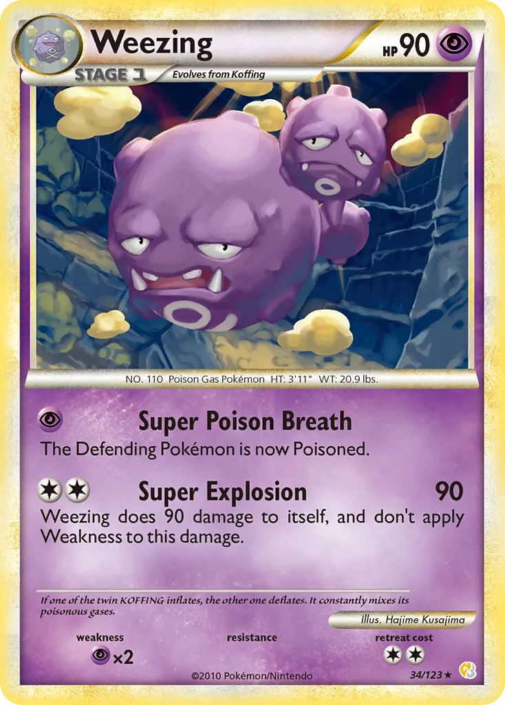 Weezing - HeartGold & SoulSilver