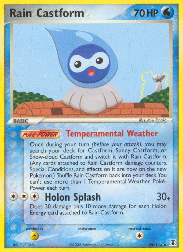 Rain Castform - Delta Species