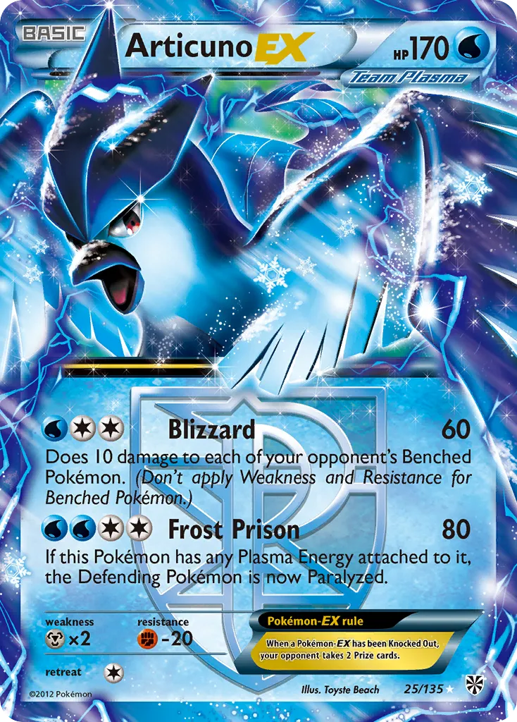 Articuno-EX - Plasma Storm