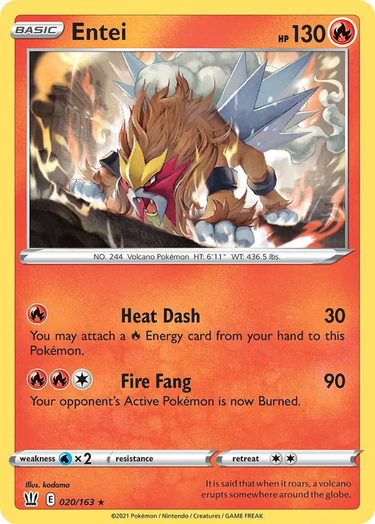 Entei - Battle Styles