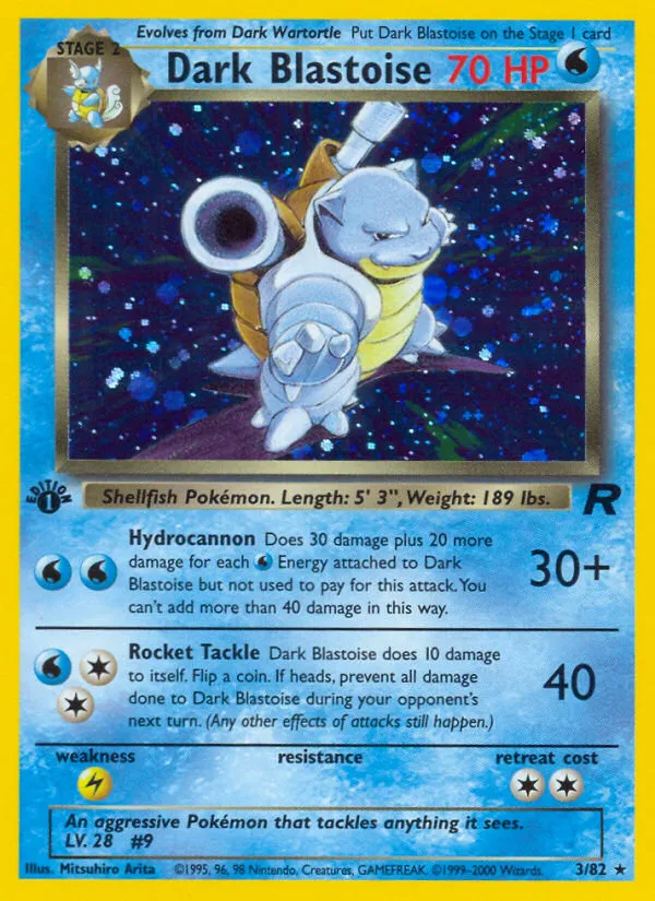 Dark Blastoise - Team Rocket