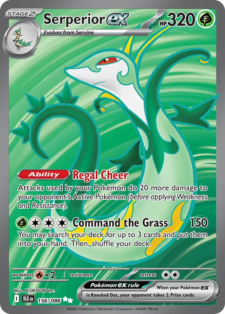Serperior ex - Black Bolt
