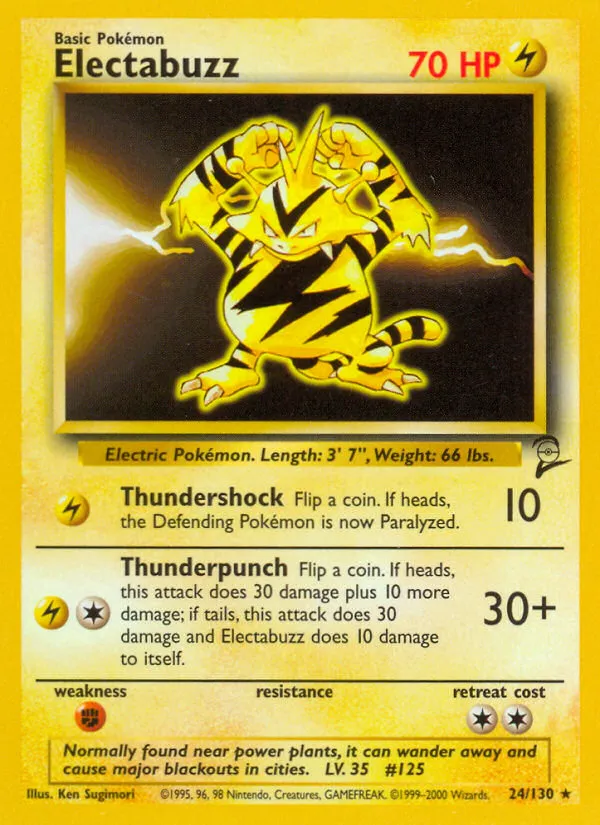 Electabuzz - Base Set 2