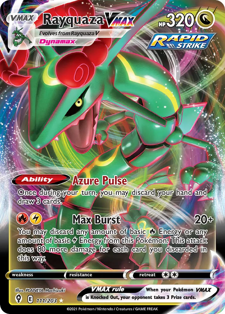 Rayquaza VMAX - Evolving Skies