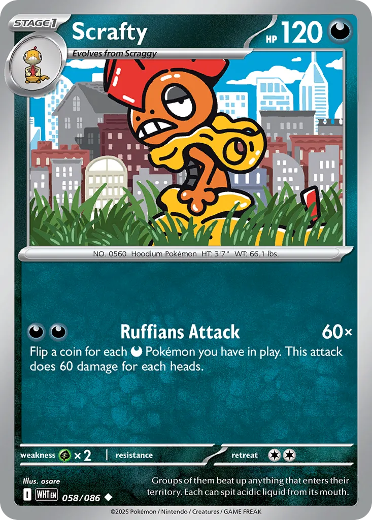 Scrafty - White Flare